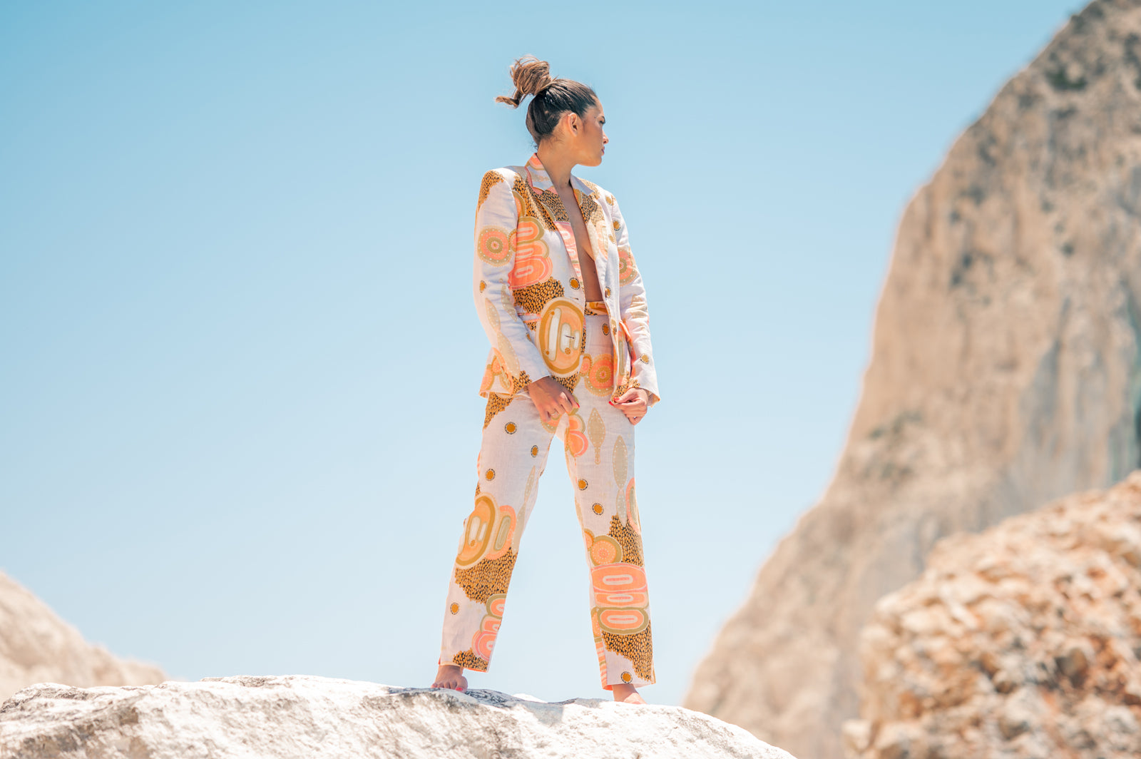 Gulgaany Linen Slimline Comfort Jacket