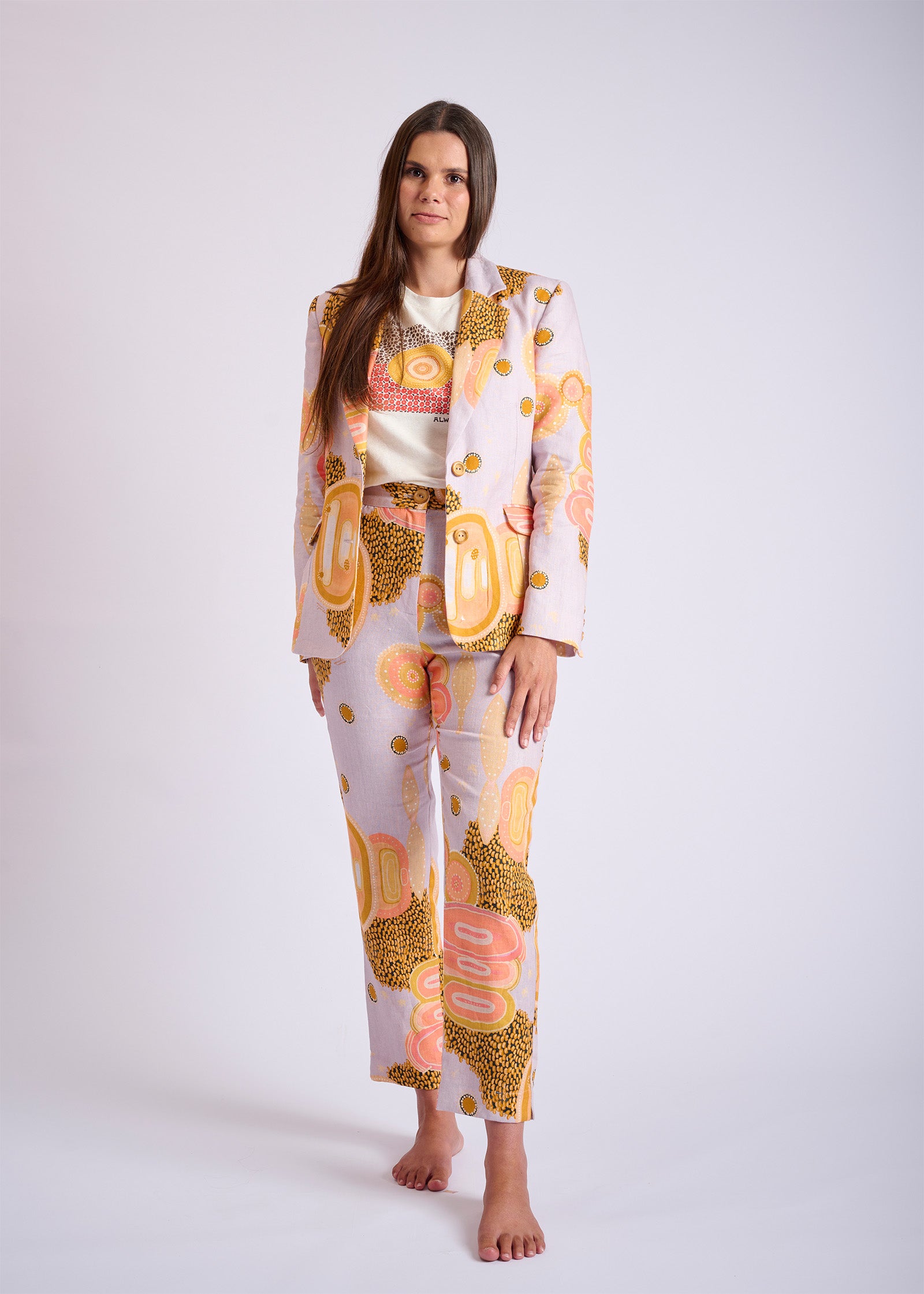 Collectors Edit | Gulgaany Linen Slimline Comfort Jacket