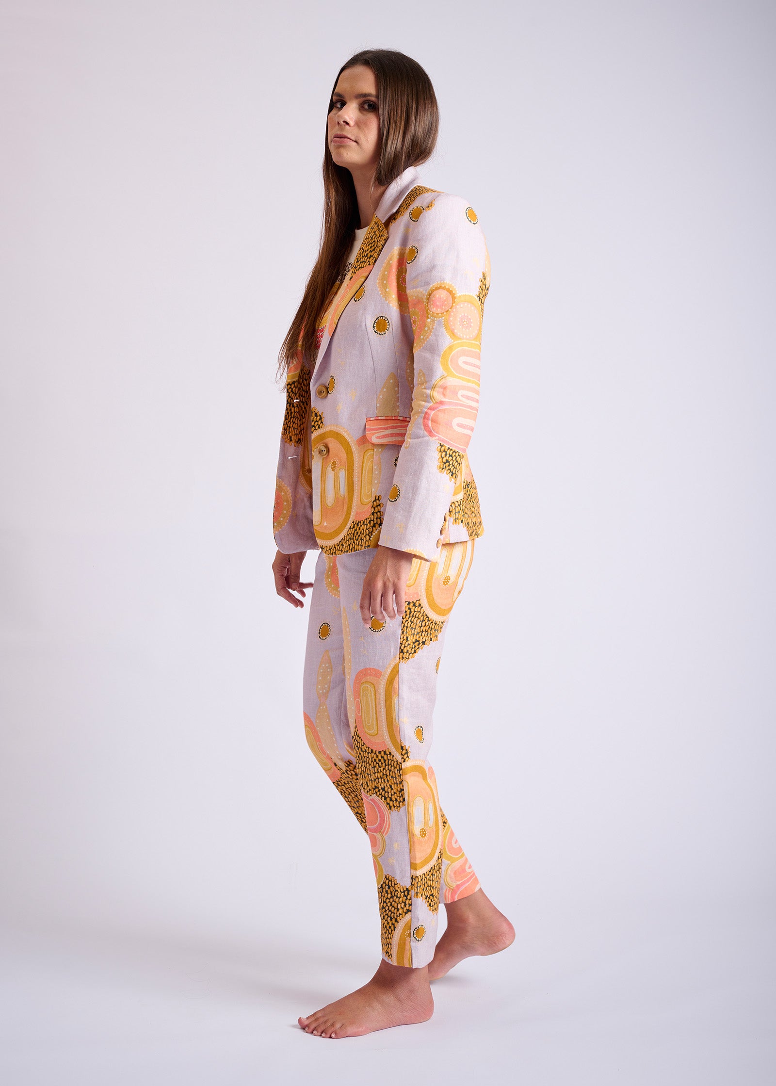 Gulgaany Linen Slimline Comfort Jacket