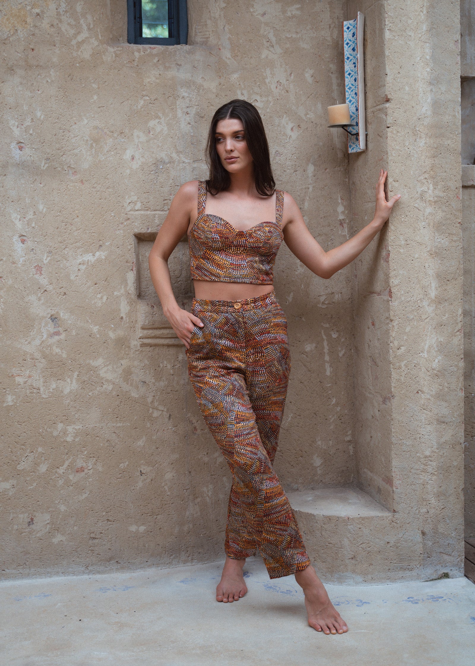 Jaanymili Linen Flattering Pant