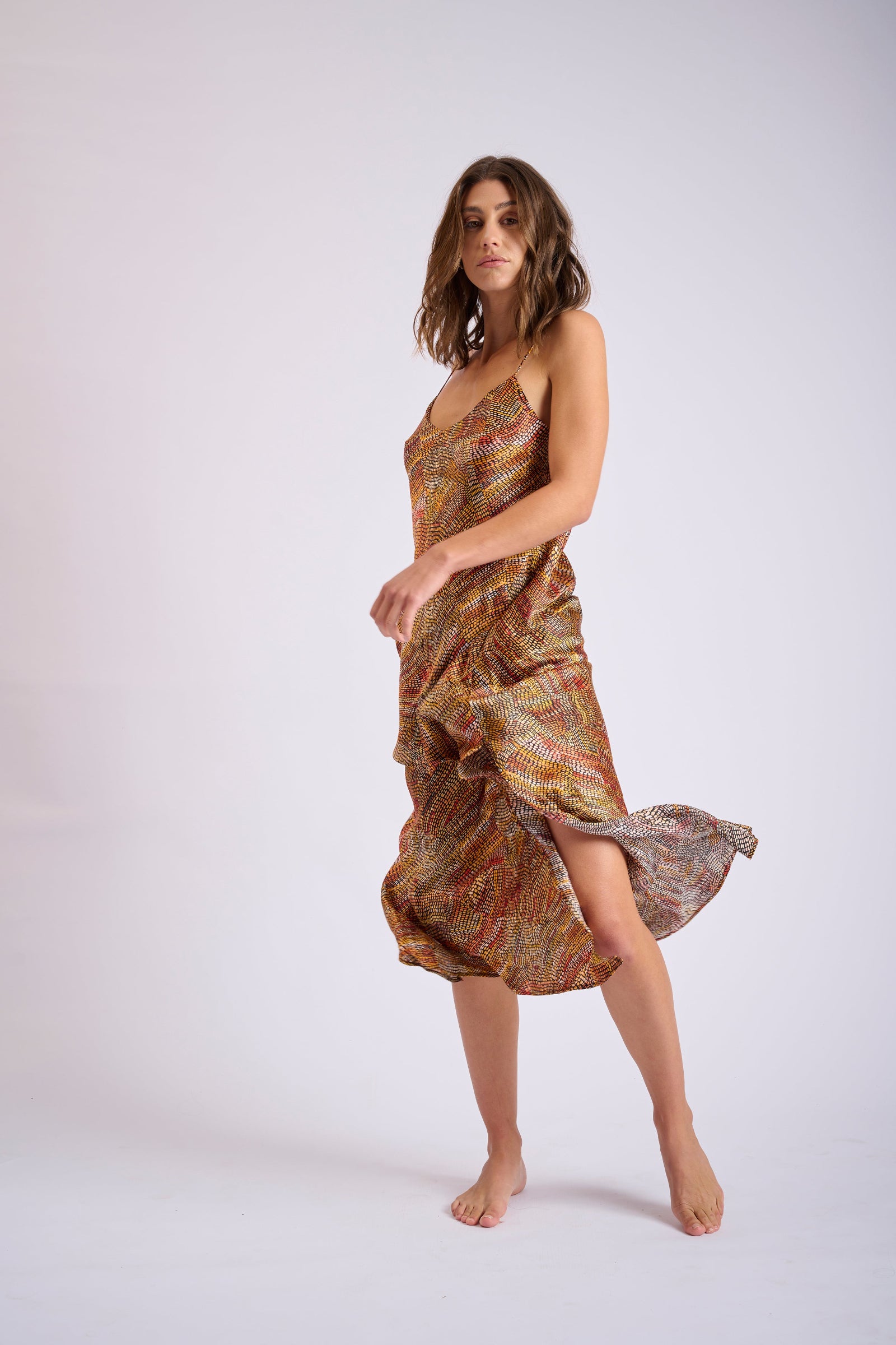 Jaanymili Silk Slip Dress (Ready To Wear)