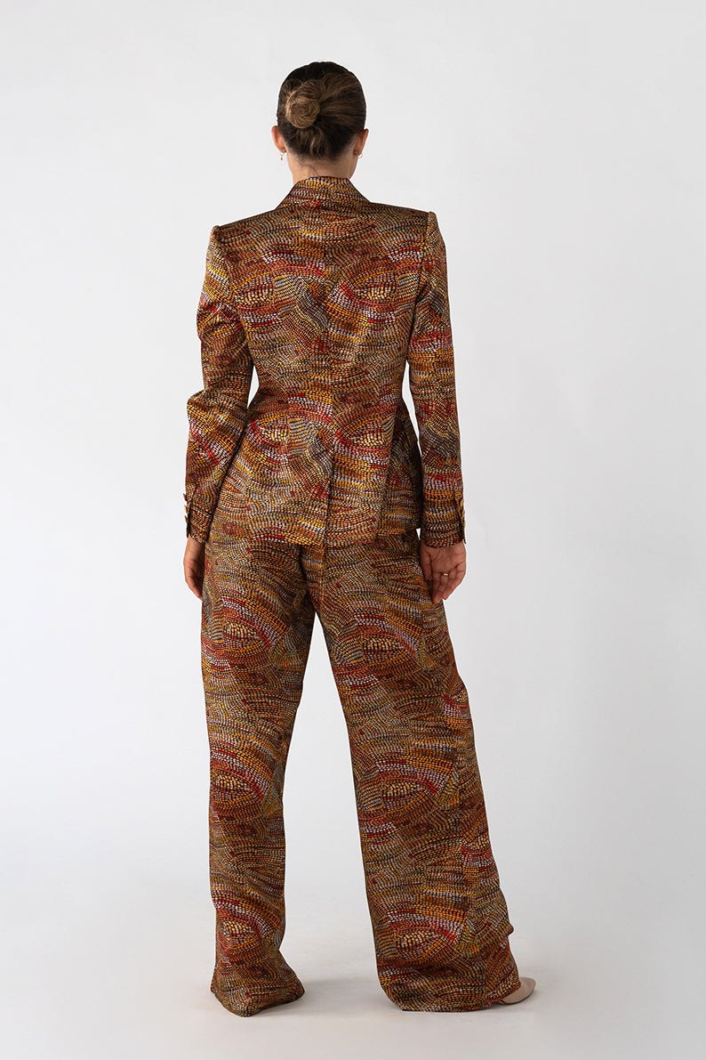 Jaanymilli Silk Tailored Pants