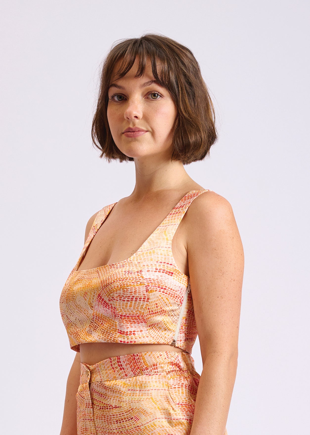 Collectors Edit | Jaanymili Sunset Lace Back Crop Top