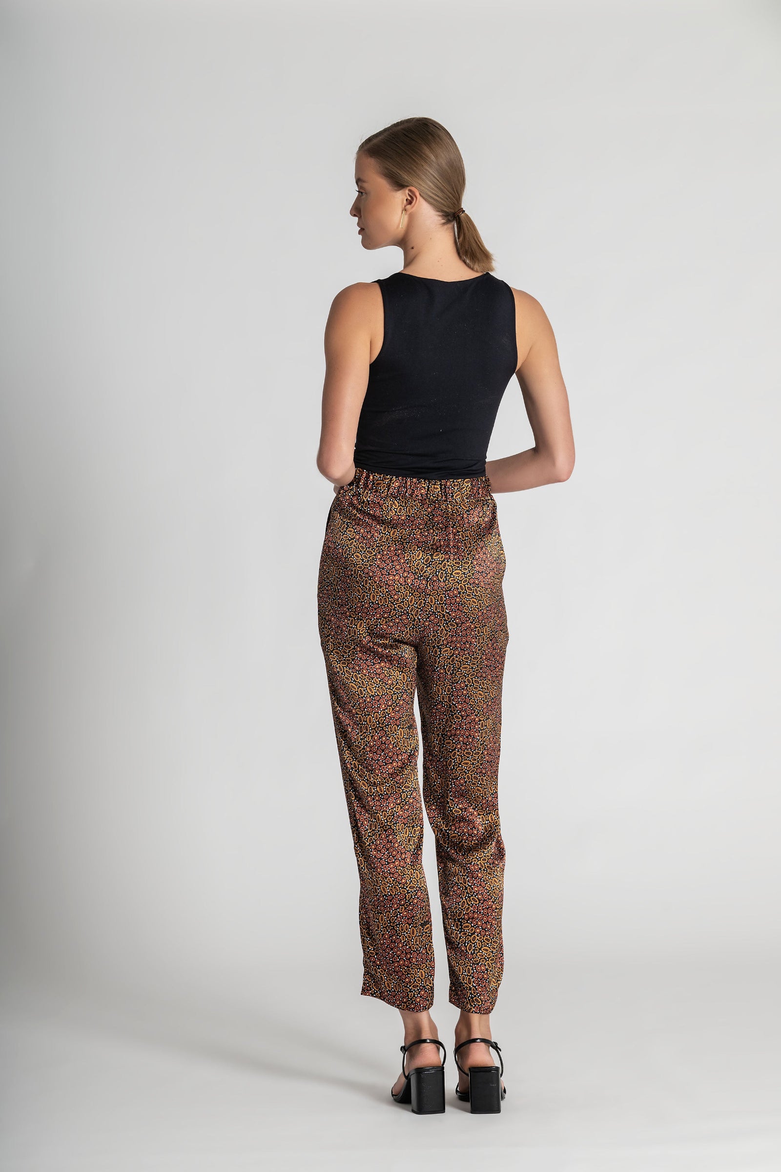 Jibaanga Chocolate Silk Flattering Pant