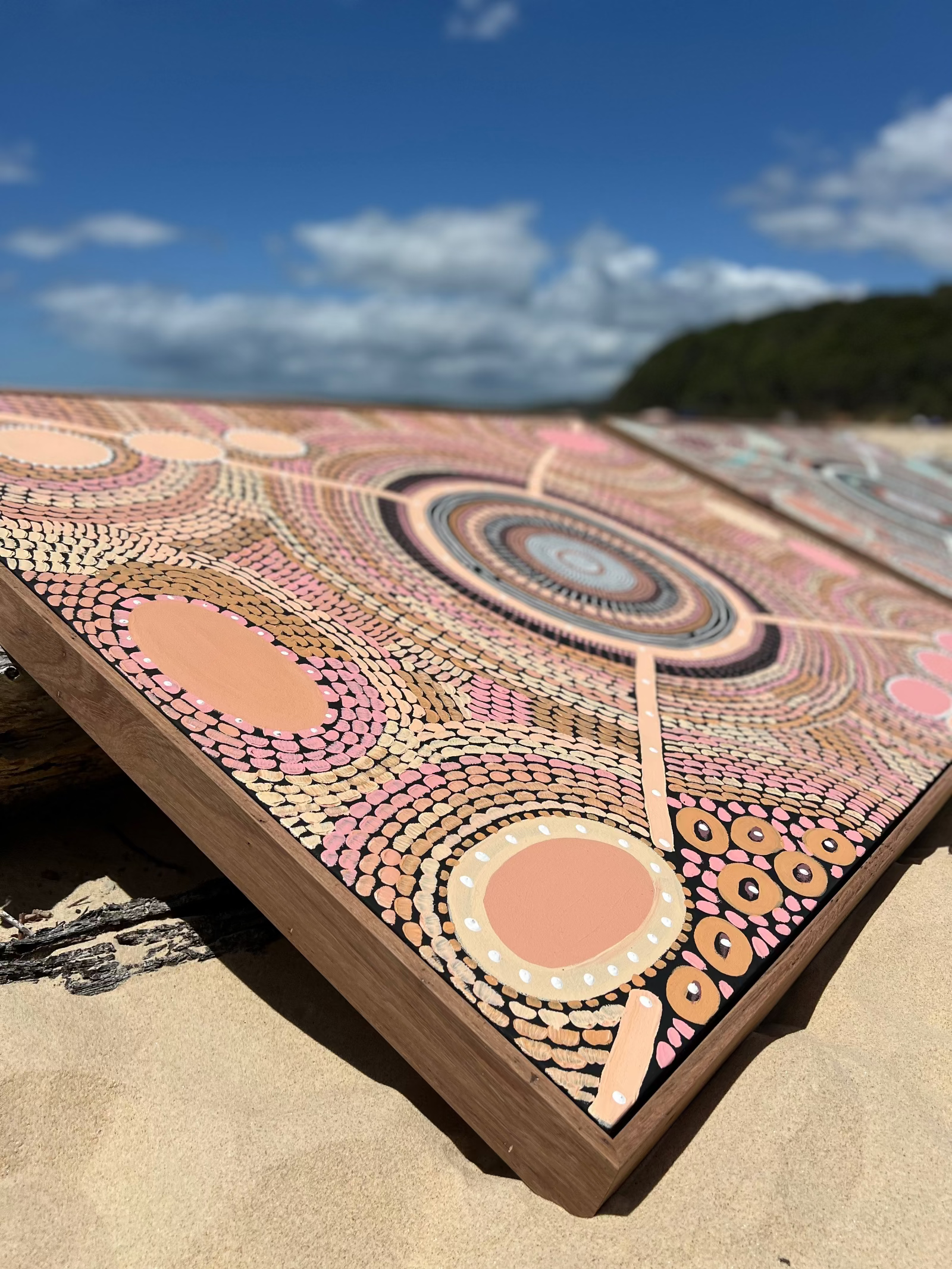 JINDAS JAANYMILI (Sisters Gathering) CANVAS PRINT EDITION  (ONE OFF STUDIO SALE)