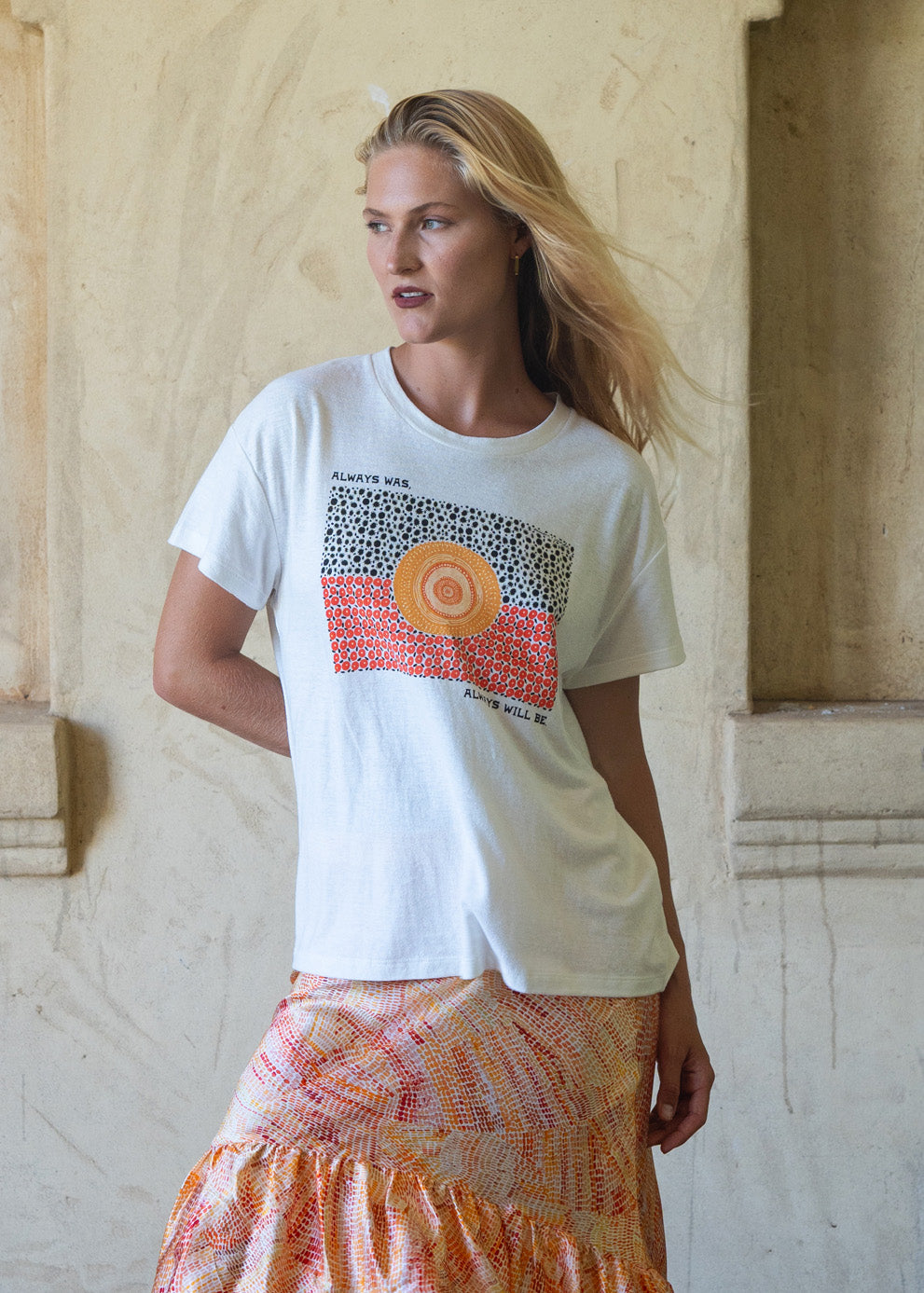 Womens Jagun Flag Tee