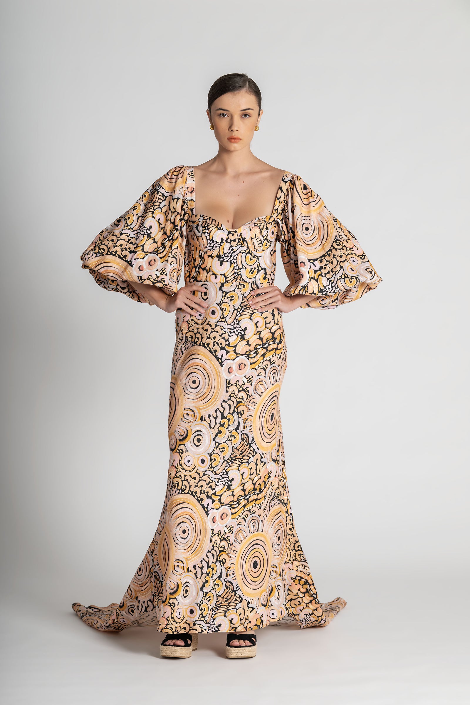 Yarilla Linen Formal Dress