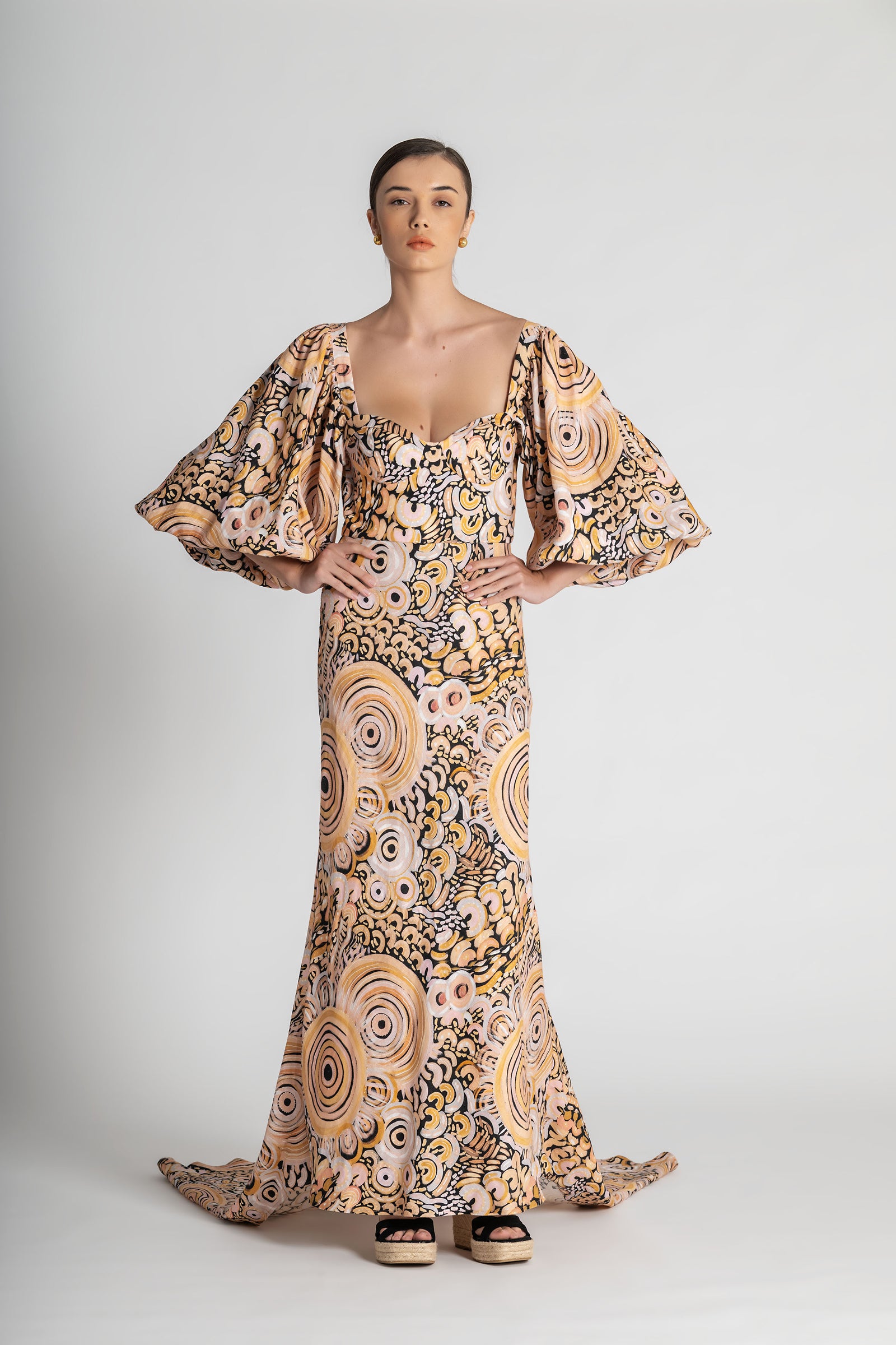 Yarilla Linen Formal Dress