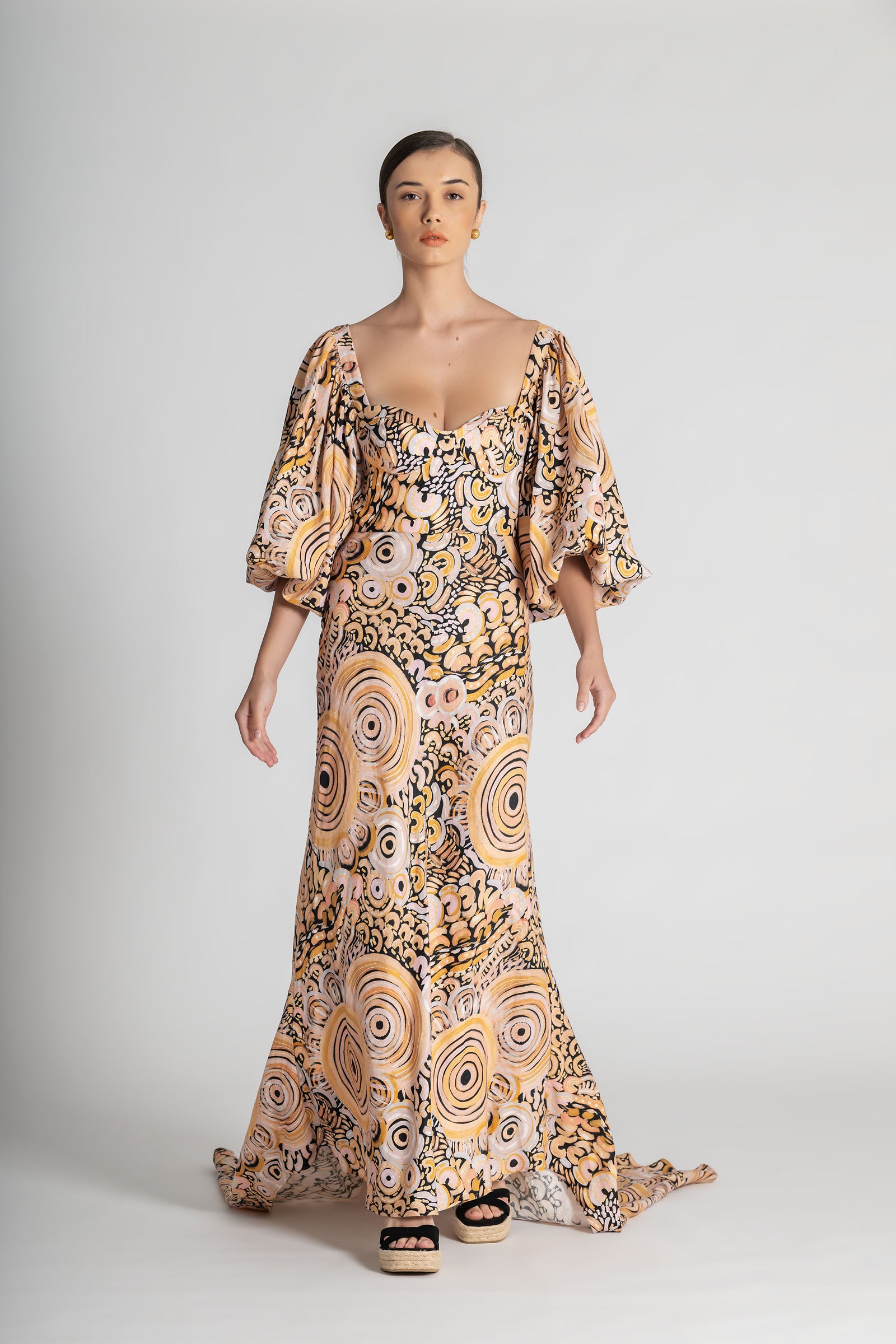 Yarilla Linen Formal Dress