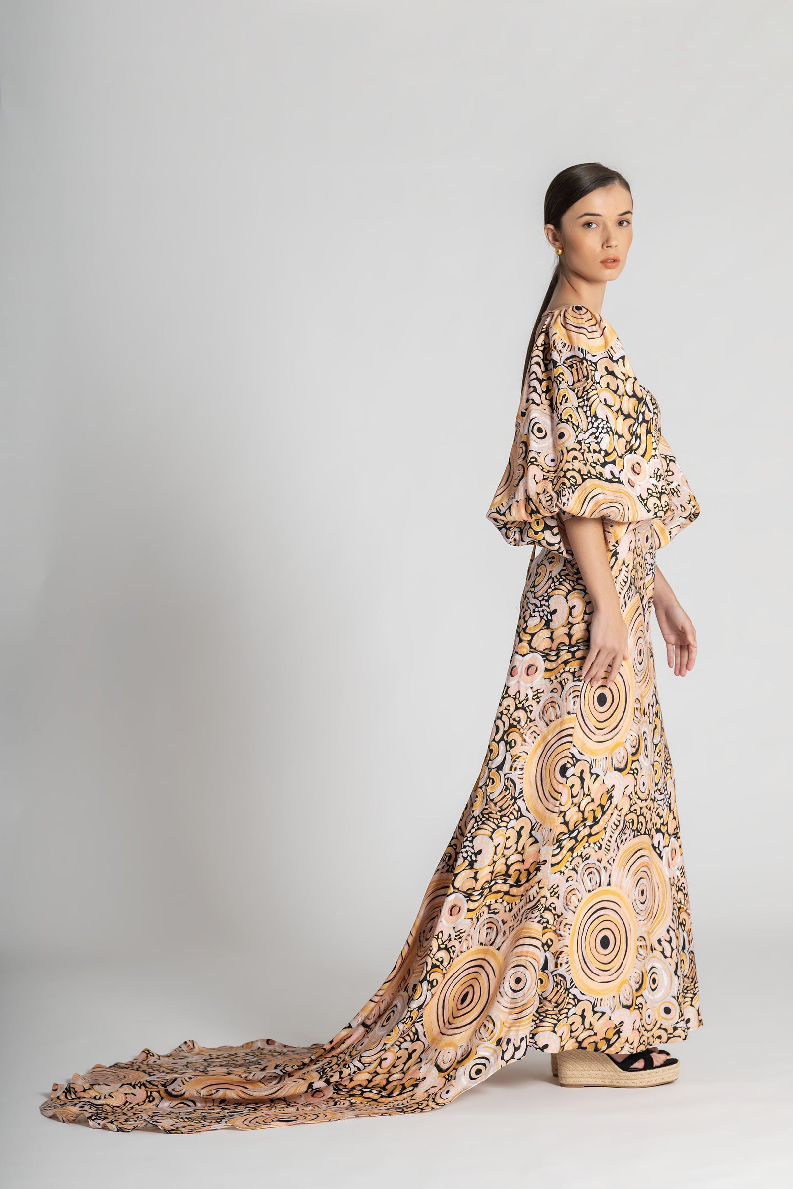 Yarilla Linen Formal Dress