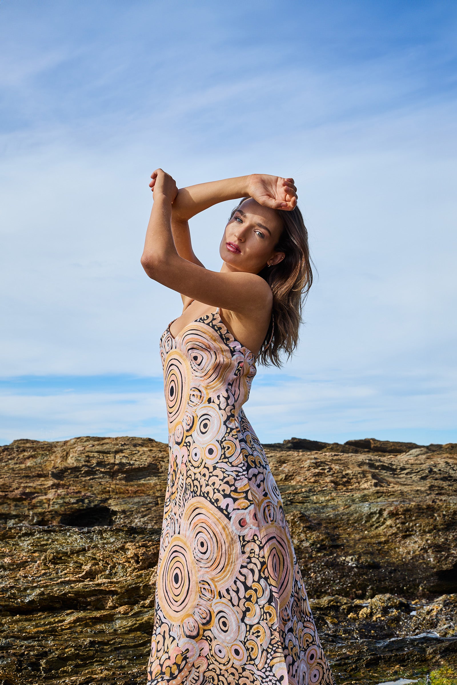 Yarilla Linen Slip Dress (Ready To Wear)