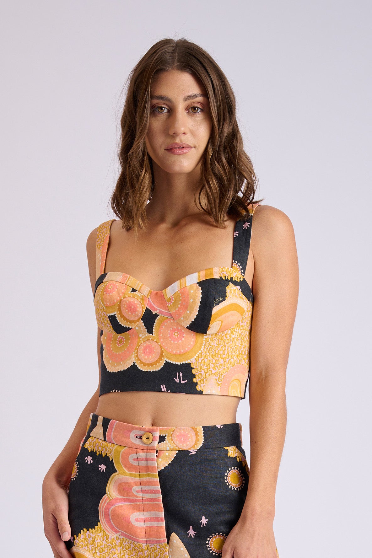 Collectors Edit |  Yuulgarr Linen Laced-Up Corset