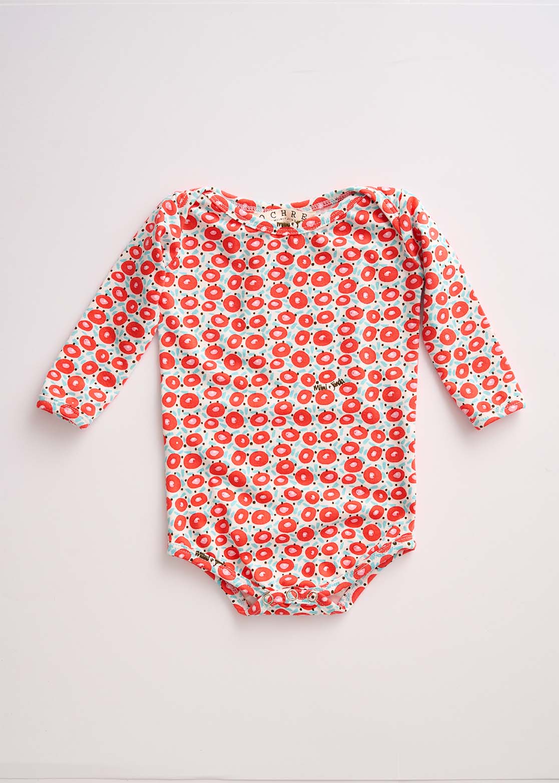 Polka dot 2024 baby onesie