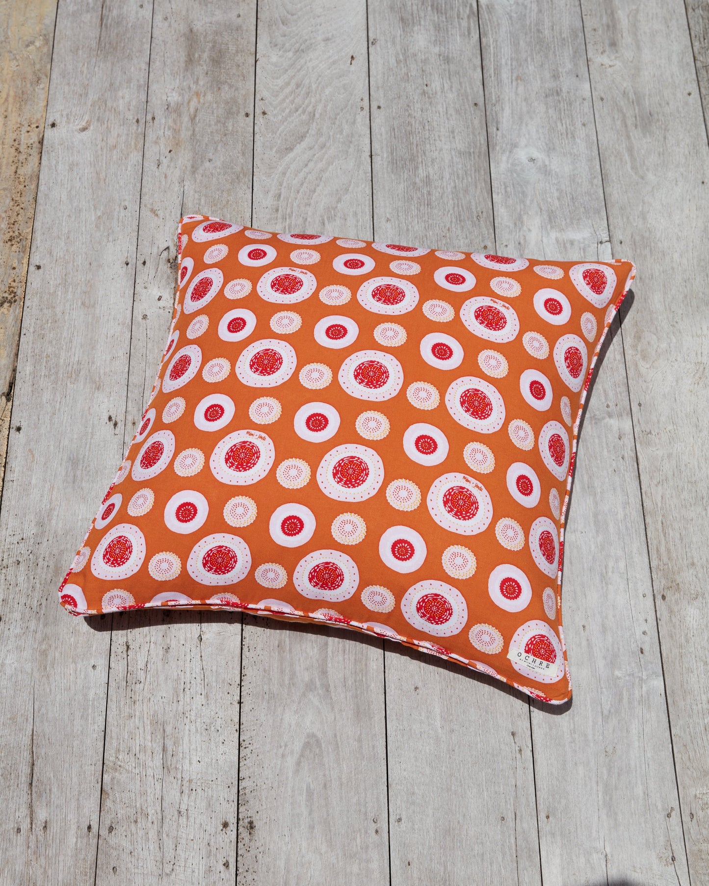 Orange Nyami Linen Cushion