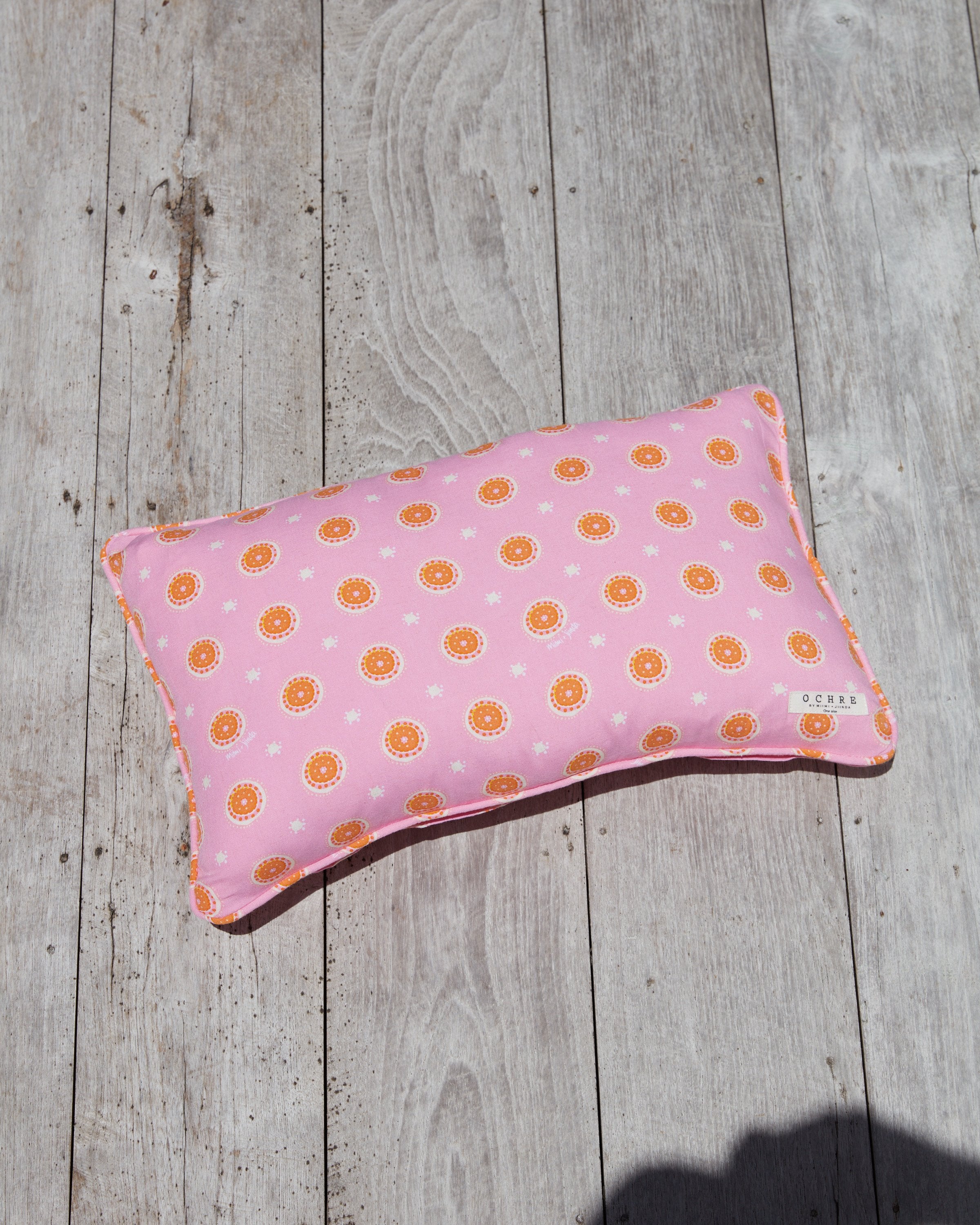 Pink Jibaanga Linen Cushion