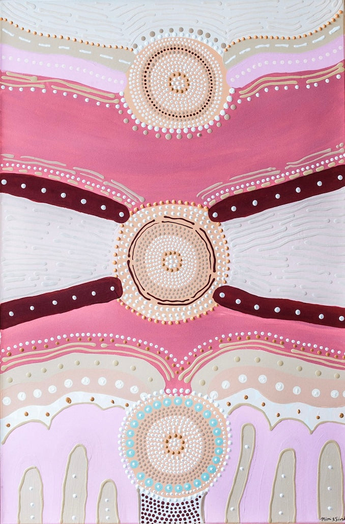 Miimi Wajaarr (Mother Land) Canvas Print Edition