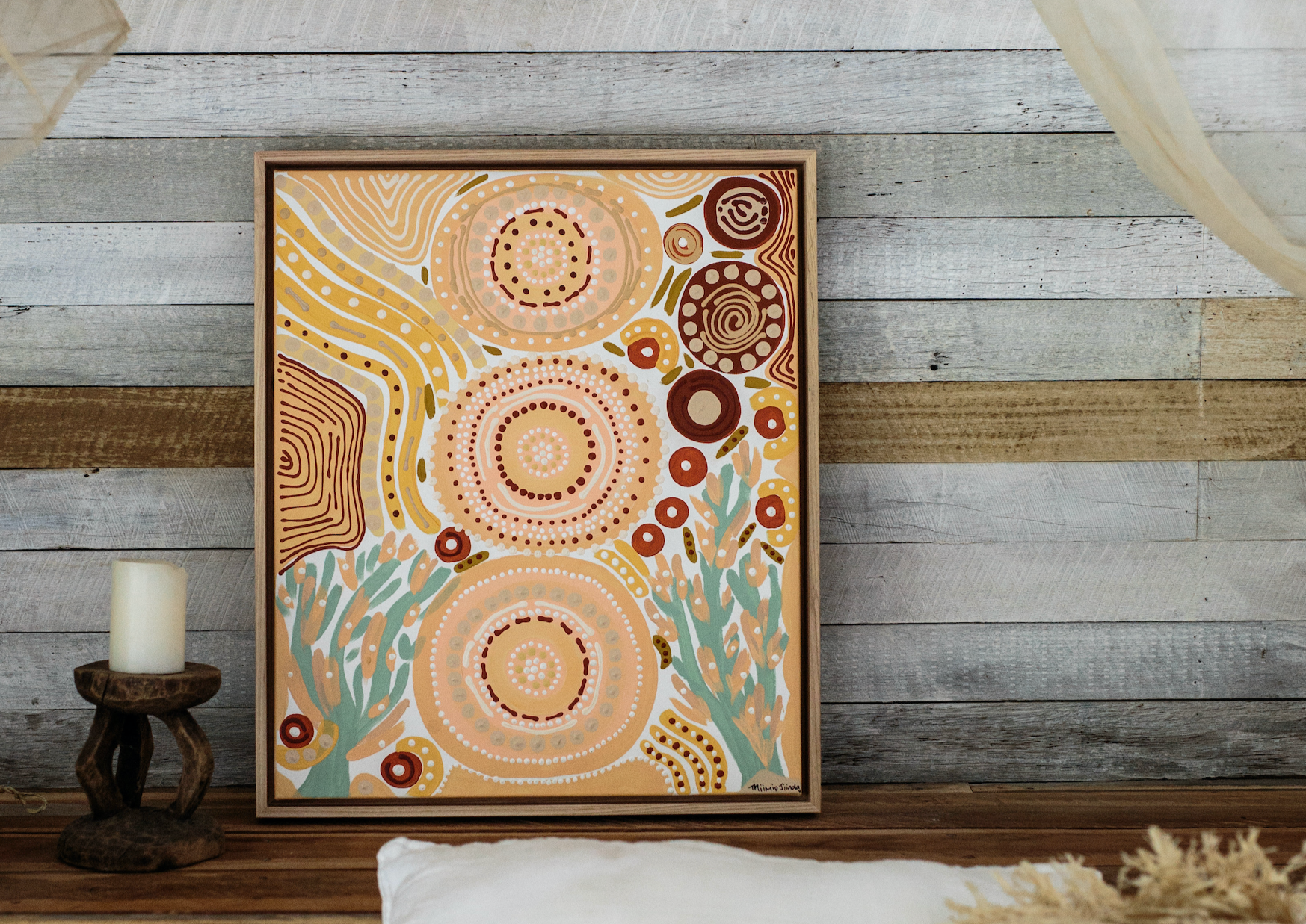 Yillah Waru Waruway Canvas Print Edition